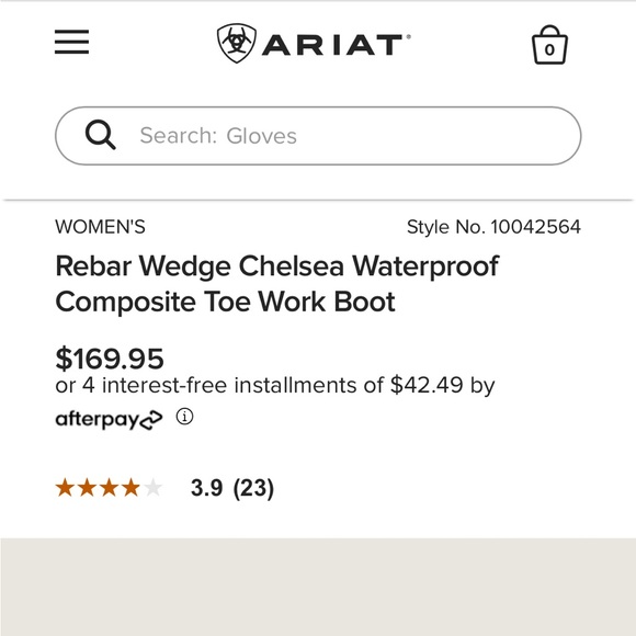 NEW - Ariat Work Boots - Aged Honey - Women’s 8 - Picture 2 of 15